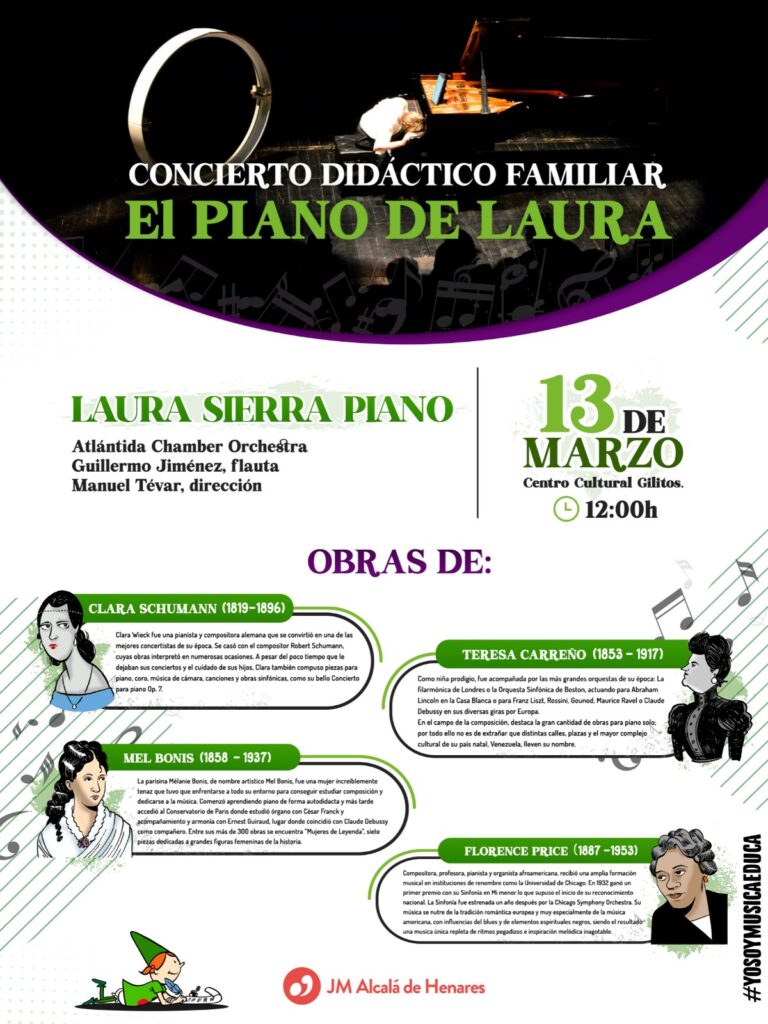 Concierto didáctico familiar - EL PIANO DE LAURA